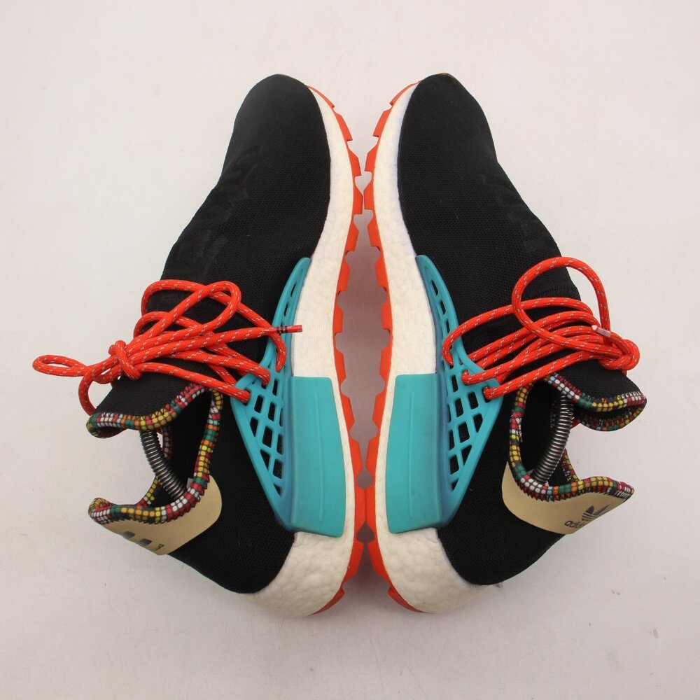 Adidas x Pharrell Williams Human RACE NMD Men's Size 12 Black Sneakers EE7582 - Picture 7 of 9